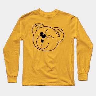 Winking Bear - Dark Outline Ed. Long Sleeve T-Shirt